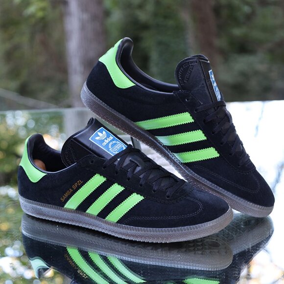Adidas Samba Deco Spezial Black Lime Green - Picture 1 of 14